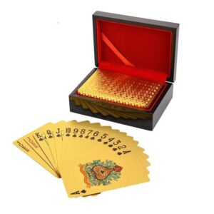 Cartes de Poker Gold 24K_1